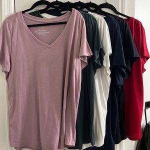 Set of 6 Torrid V-neck ts! Great condition- no stains.